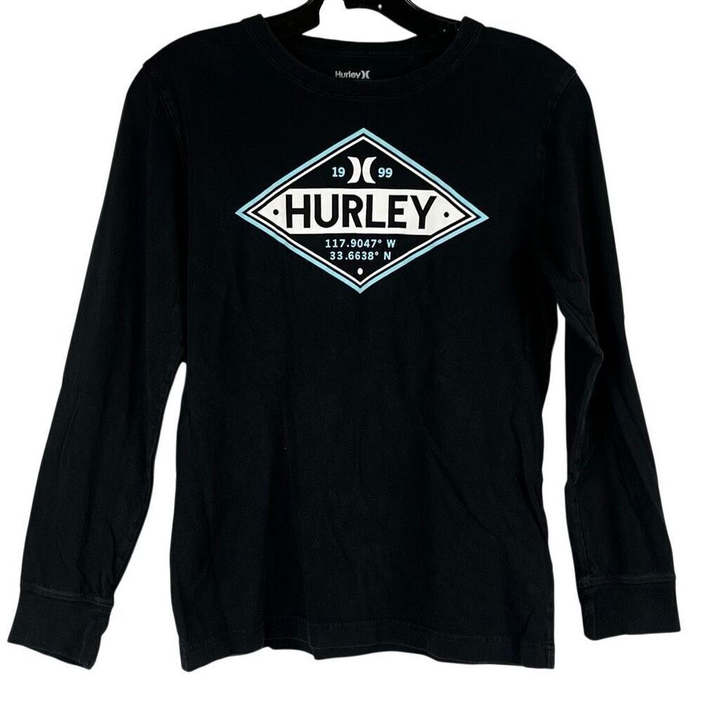 Hurley Boy's Long Sleeve Graphic T-shirt Large